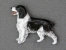 Brooche Figure - English Springer Spaniel