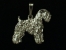 Pendant Figure Silver - Soft Coated Wheaten Terrier