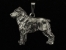 Středoasijský pastevecký pes - Přívěsek postava stříbro