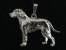 Louisianský leopardí pes - Přívěsek postava stříbro