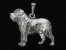 Pendant Figure Silver - Mastiff