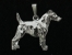 Pendant Figure Silver - Fox Terrier Smooth