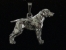 Pendant Figure Silver - German Shorthaired Pointer