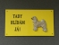 Výstražná tabulka postava - Čínský chocholatý pes - labutěnka