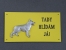 Výstražná tabulka postava - Bílý švýcarský ovčák