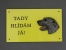 Výstražná tabulka hlava - Irský vlkodav