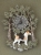 Wall Clock metal - Jack Russell Terrier