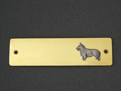 Swedish Vallhund - Brass Door Plate
