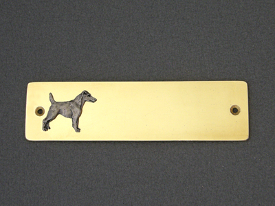 Fox Terrier Smooth - Brass Door Plate