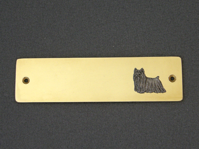 Yorkshire Terrier - Brass Door Plate