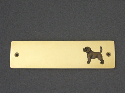 Beagle - Brass Door Plate