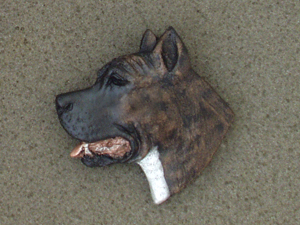 American Staffordshire Terrier - Brooche Large Head