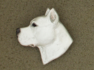 Dogo Argentino - Brooche Large Head