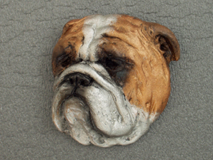 English Bulldog - Brooche Large Head