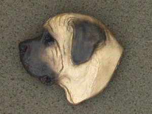 Mastiff - Brooche Large Head