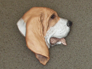 Basset Hound - Brooche Large Head