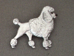 Poodle Classic - Brooche Figure