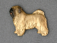 Tibetan Terrier - Brooche Figure