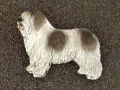 Polish Lowland Sheepdog - PON - Brooche Figure
