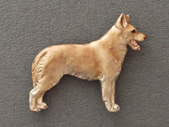 Saarloos Wolfhound - Brooche Figure