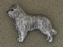 Pyrenean Shepherd Dog - Brooche Figure