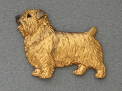 Norfolk Terrier - Brooche Figure