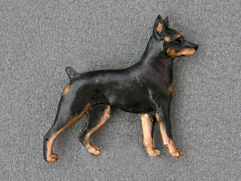 Miniature Pinscher - Brooche Figure