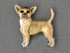 Chihuahua Smooth - Brooche Figure