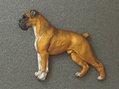 Boxer - Brooche Figure
