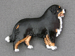 Bernese Mountain Dog - Brooche Figure