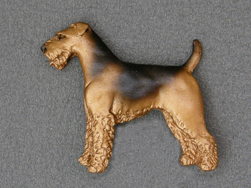 Airedale Terrier - Brooche Figure
