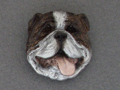 English Bulldog - Brooche Small Head