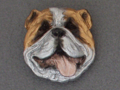 English Bulldog - Brooche Small Head