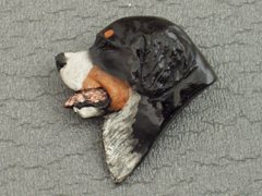 Bernese Mountain Dog - Brooche Small Head