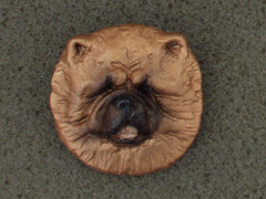 Chow-chow - Brooche Small Head