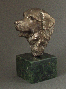 Bernese Mountain Dog - Classic Head On Marble Base