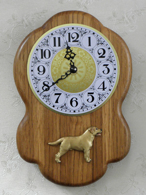 Labrador Retriever - Wall Clock Rustical Figure