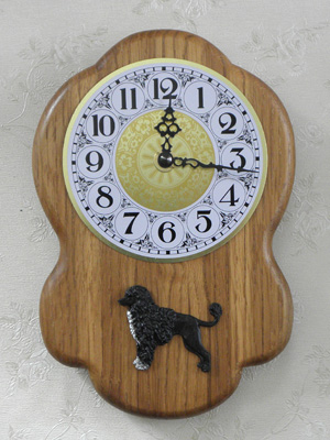 Portuguese Water Dog - Wall Clock Rustical Figure