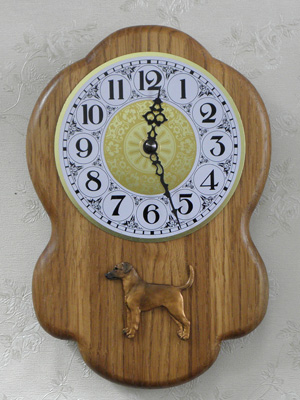 German Pinscher - Wall Clock Rustical Figure