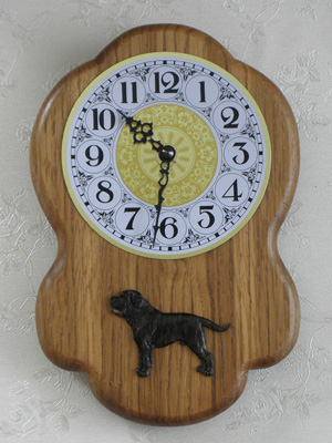 Dogo Canario - Wall Clock Rustical Figure