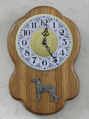 Spanish Galgo - Wall Clock Rustical Figure