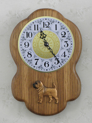 Sharpei - Wall Clock Rustical Figure