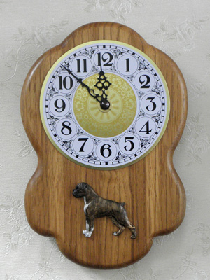 Boxer - Wall Clock Rustical Figure