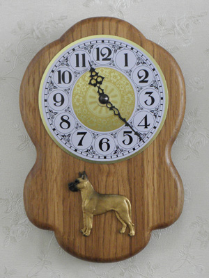 Great Dane - Wall Clock Rustical Figure