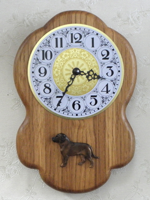 Hanoverian Hound - Wall Clock Rustical Figure
