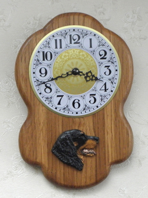 Hovawart - Wall Clock Rustical Head