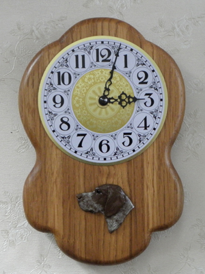 German Shorthaired Pointer - Wall Clock Rustical Head