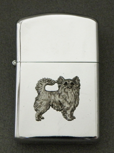 Chihuahua Longhaired - Gasoline Ligter Figure