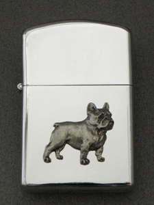 French Bulldog - Gasoline Ligter Figure