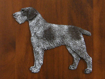 German Wirehaired Pointer - Gate Sign